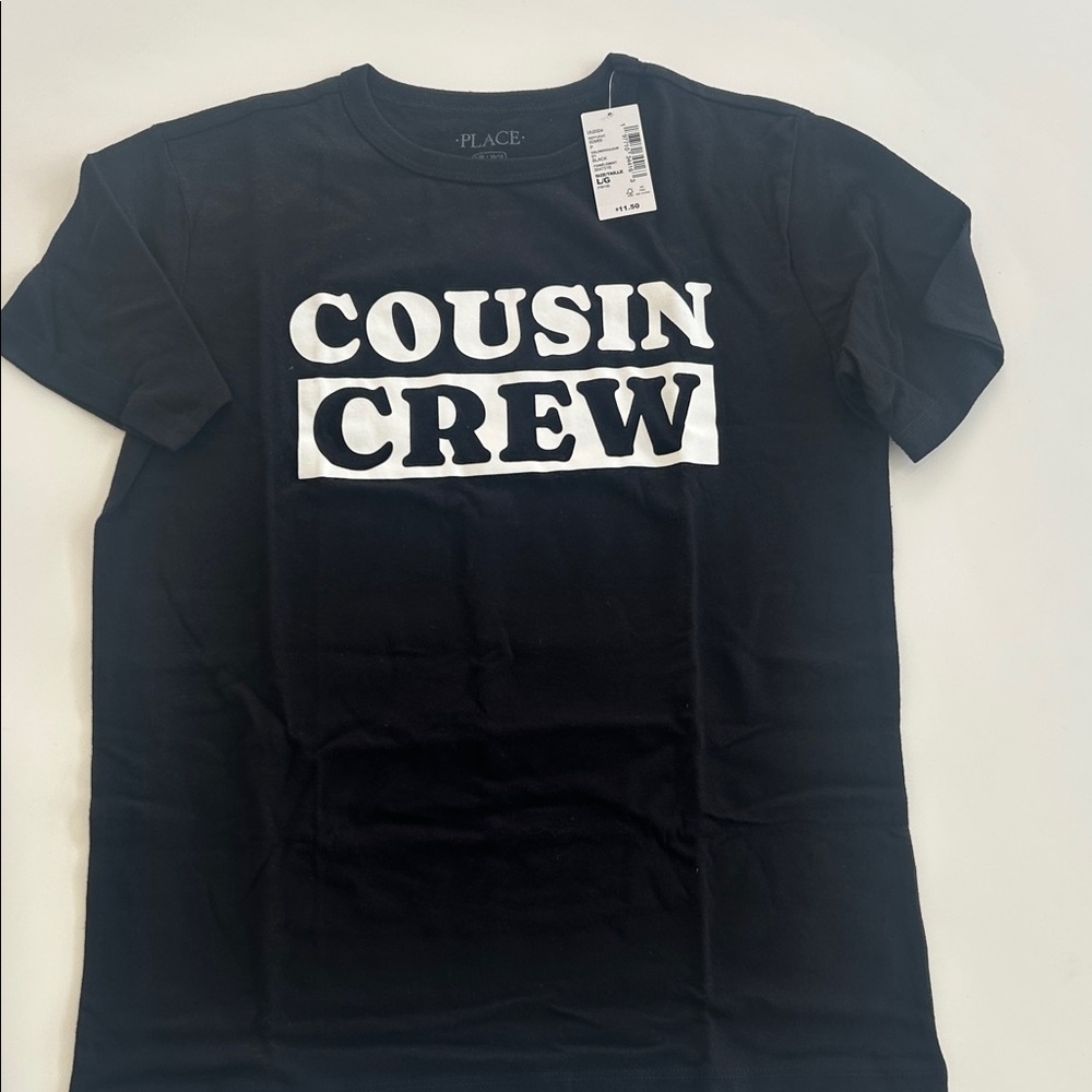 The Children's Place Black 'Cousin Crew' Tee